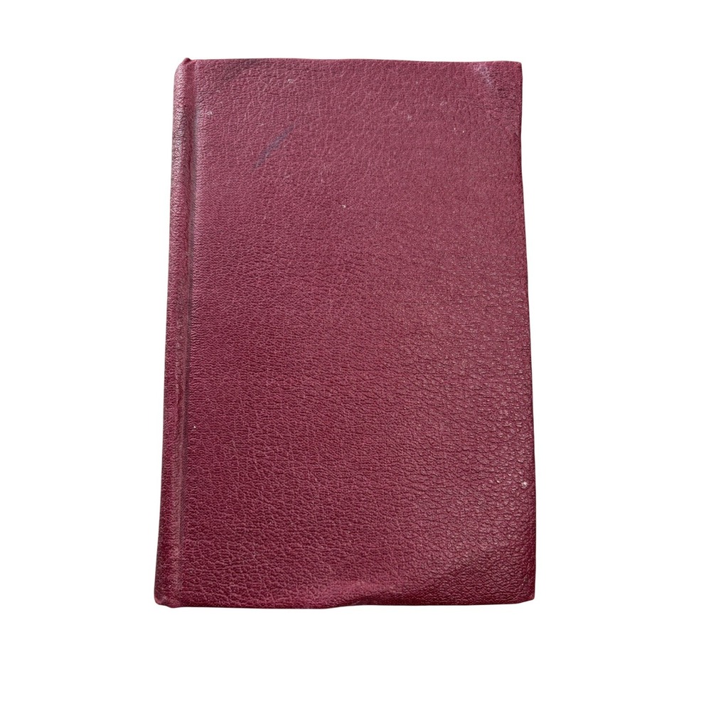 Vintage Watchtower Holy Bible KJV Burgundy Minion 1940's 16mo Brooklyn N.Y.